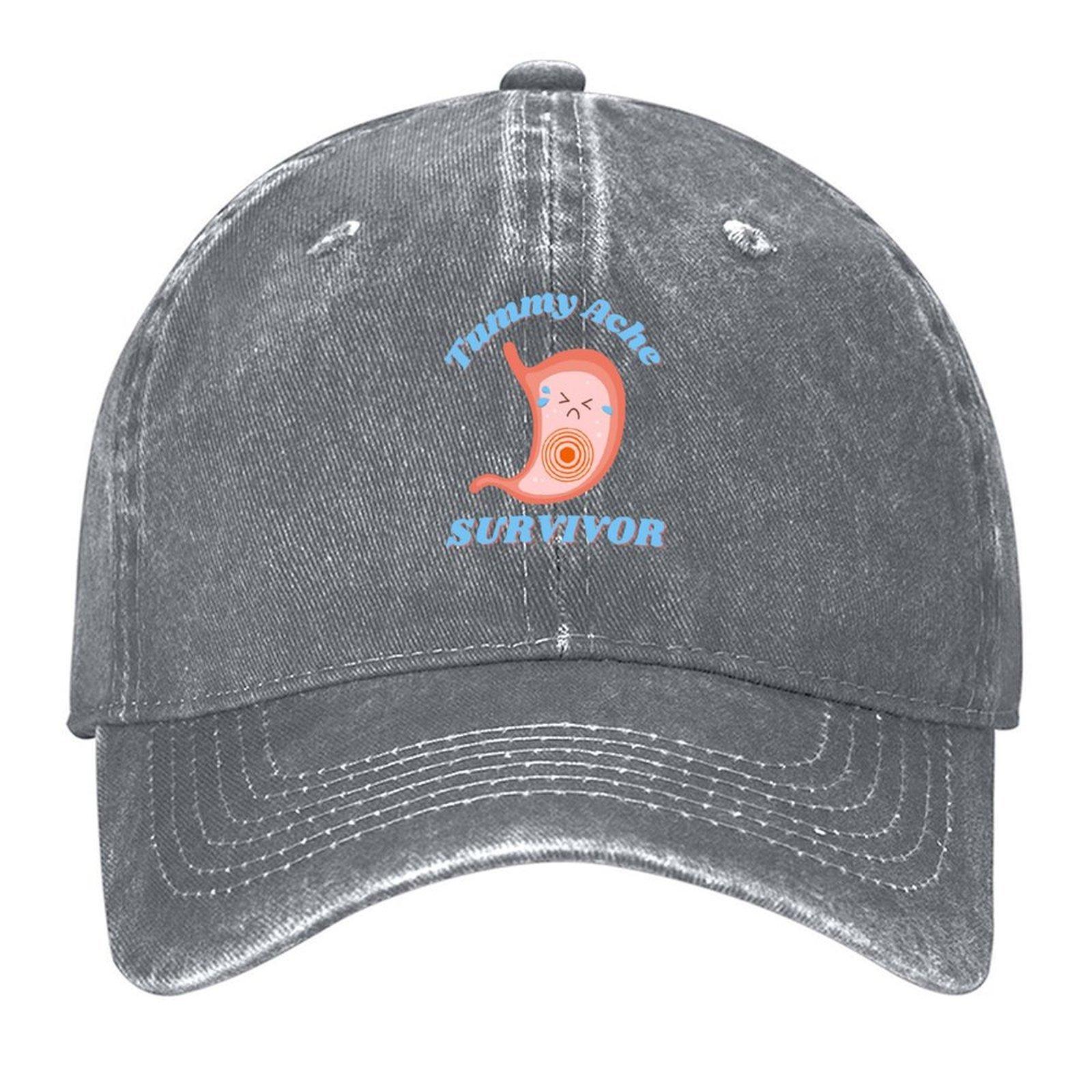 

Vintage Tummy Ache Survivor Cute Kawaii Baseball Cap luxury woman cap Dropshipping luxury caps Icon Mens Hats Womens
