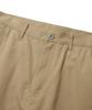 TRILLION Side Tuck Snap Button Wide Cotton Pants (Beige)