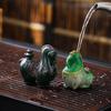 Instant Fortune Resin Tea Pet: Color-Changing, Wealth-Attracting, Creative Tea Table Decoration for Tea Enthusiasts.