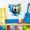 Self Adhesive Football Net and Paint Splatter Decorative Wall Stickers Removable Waterproof