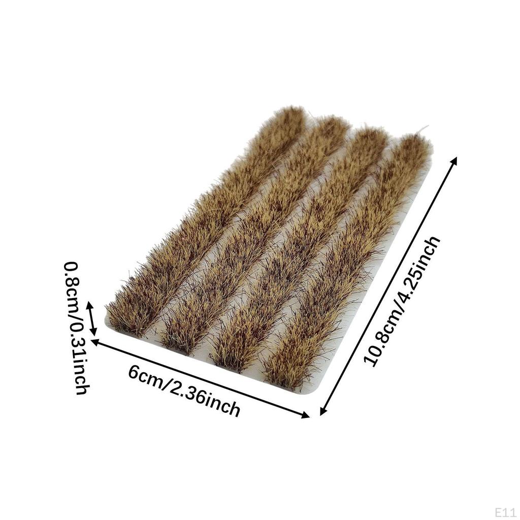 8mm Height Artificial Grass Strip for Model Railroad Scenery