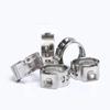 10 Stück-100 Stück Schlauchschellen Einohr Stufenlos 5,3-60mm 304 Edelstahl Schlauchschellen Cinch-Schellenringe zum Abdichten von Arten von Schläuchen
