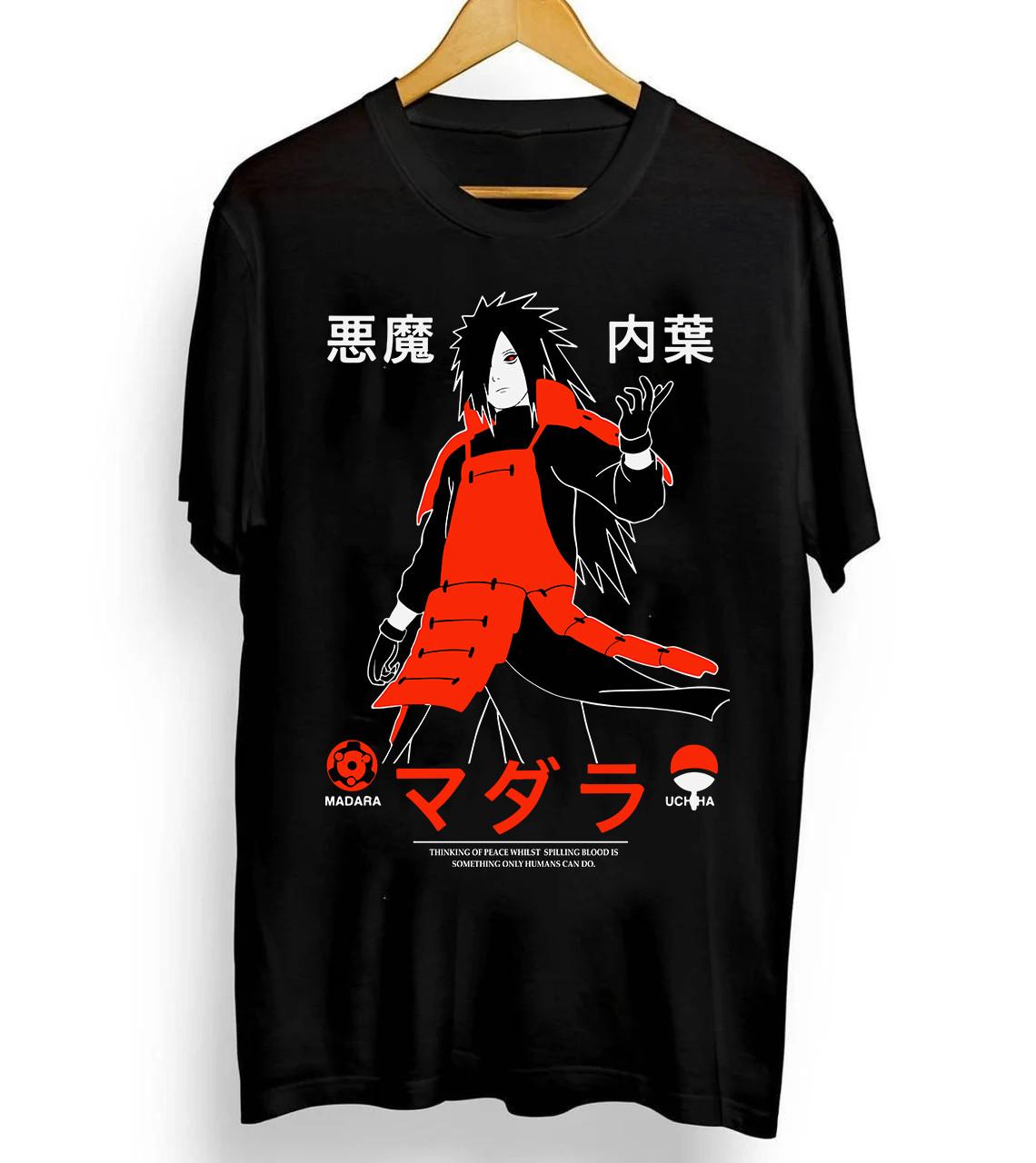 

Naruto Shippuden New T-Shirt Mens Womens Tees Top Itachi Uchiha Akatsuki Black Shirt S to 4XL S