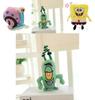Cute Short Plush Cartoon Octopus Crab Starfish Snail Spongebob Series Toy Set