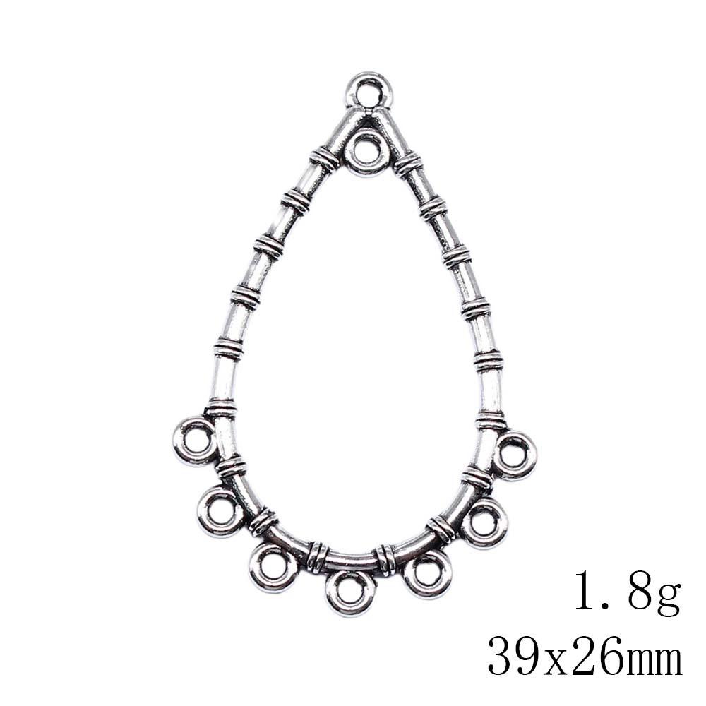 2025 Trend Accesories Water Drop Earring Connector Accessories Parts Ornaments For Home Accessories Parts