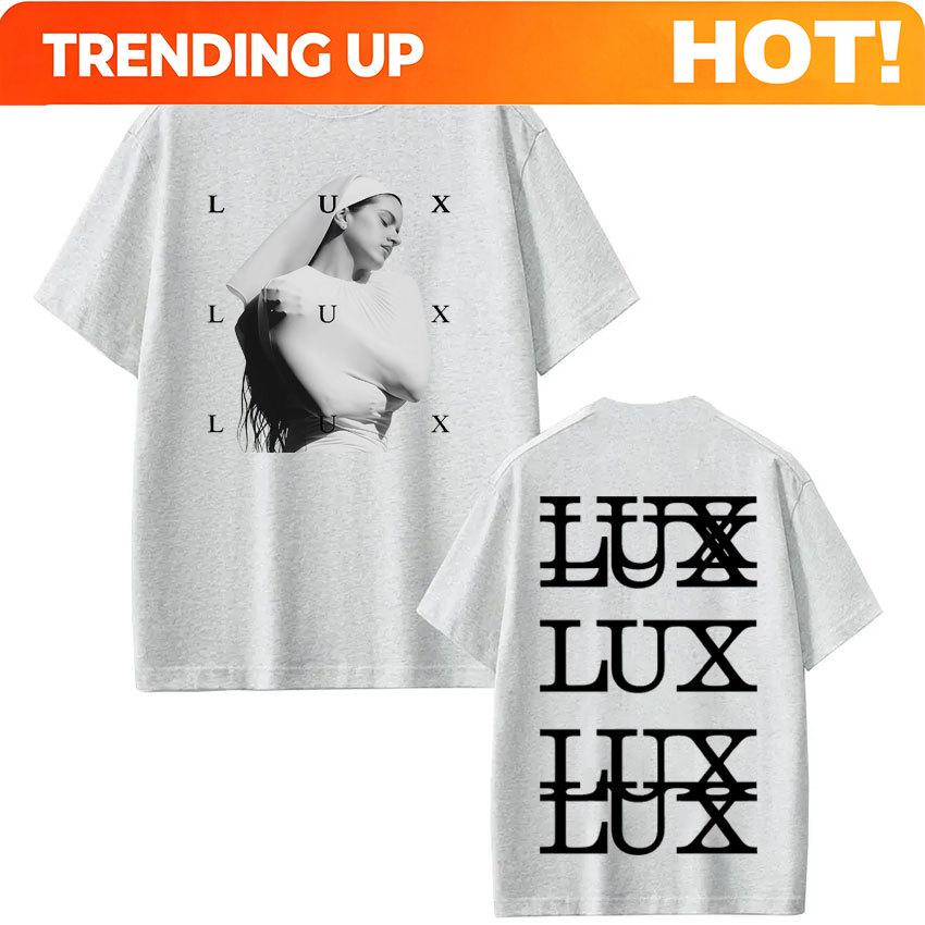 Singer Lux Rosalia Fashion Print Tshirt Unisex Unisex Harajuku Clothing Tshirts Shortsleeved Casual Cotton Tshirts Streetwear