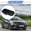 X Autohaux 1Pc No.1210115070 Engine Oil Pan for Toyota Corolla for FWD 1.6L L4 Steel Black