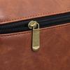 Men Leather Travel Business Shaving Cosmetic Pouch Strorage Bag Portable Toiletry Bag Large Capacity Organizer Handheld Toiletry Kits