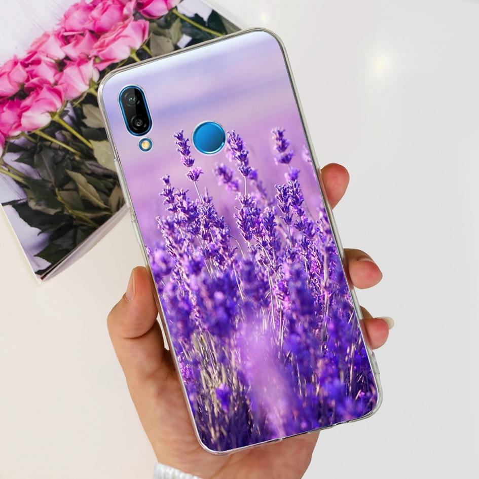 Case For Huawei P20 Lite Cover Cute Astronaut Cartoon Slim Clear Soft Silicone Back Phone Cover For Huawei P20Lite ANE-LX2 Funda