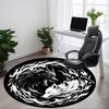 1PC Wolf Yin Yang Chair Carpet for Office, Indoor Non-Slip Washable Carpet, Soft Comfortable Mat For Office Room Yy250930278