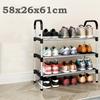 3-8Floor Simple Shoe Rack Multi Layer Dustproof Household Doorstep Shoe Cabinet Storage Space Saving Assembly Of Small Shoe Rack