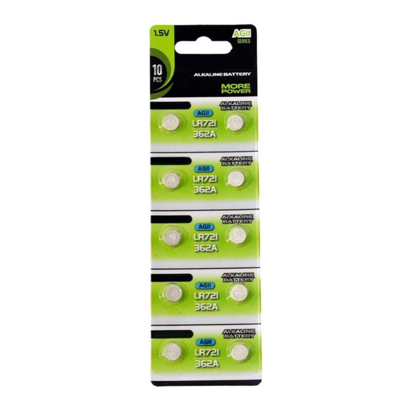 10pcs/20pcs AG11 LR58 Alkaline Button Cell Battery 1.55V Cell Coin Button Batteries for Remotes Control and Watches