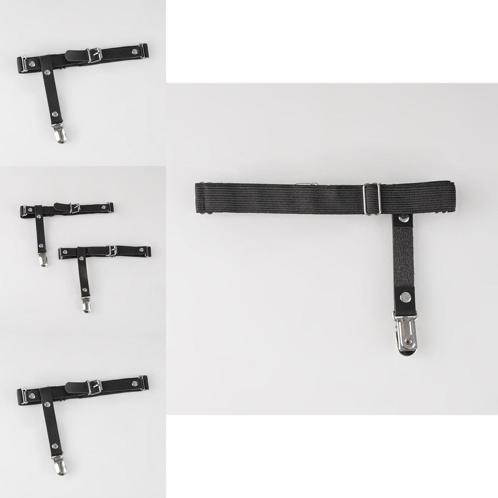 Girl Punk Black Suspender With Strong Elastic Pvc For Trendy Adult Women