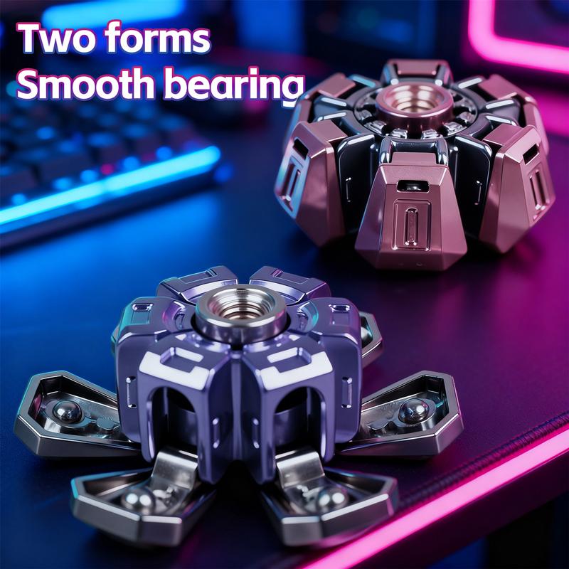 Creative EDC Hand Spinner Stress Relief Toy DIY Rotating Fingertip Gyroscope Spinner Fidget Toys for Kids Adult Birthday Gifts