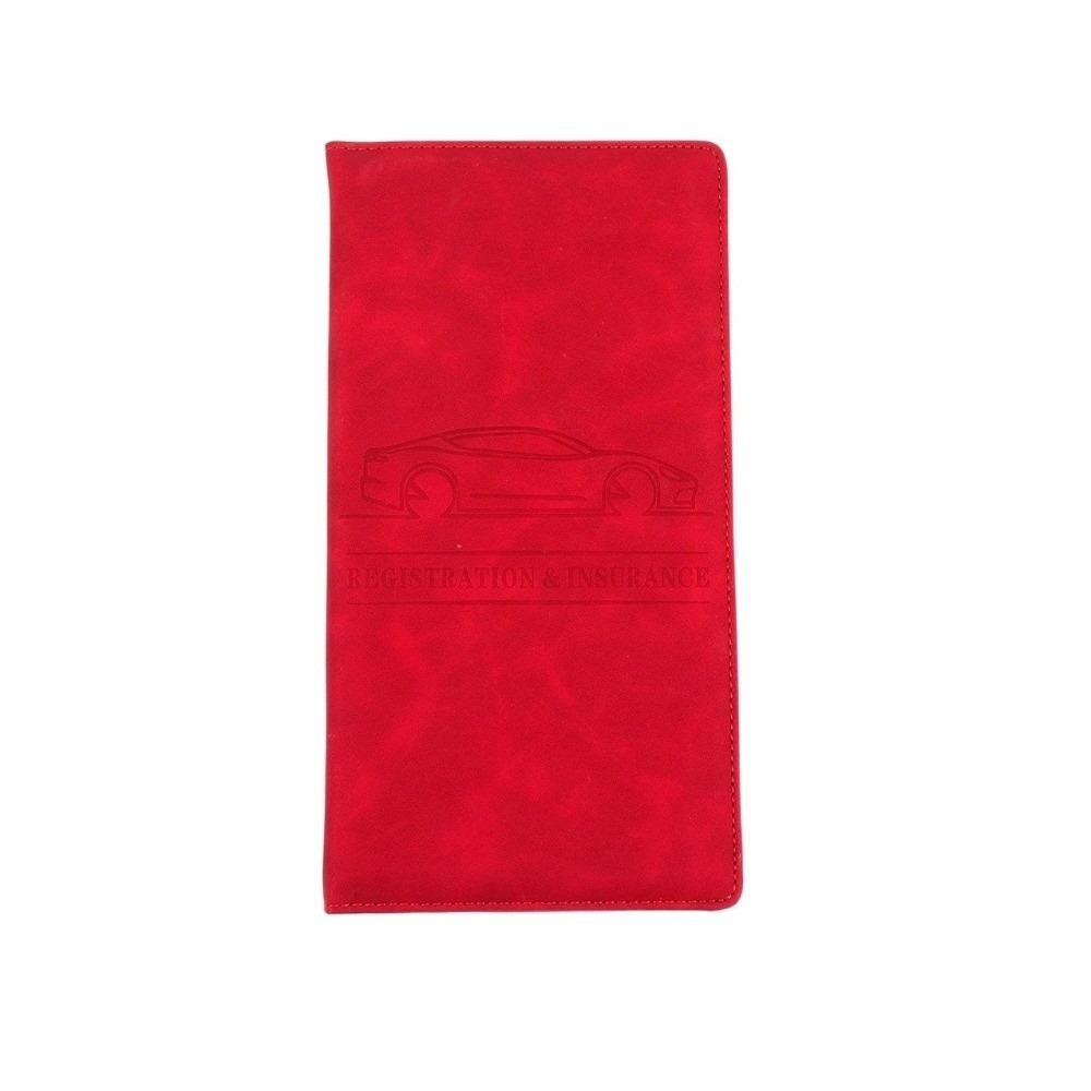 Pu Leather Driver License Holder Multifunction DIY Cover ID Card Holder Credit Card Holder Ultra-Thin Driving License Case красный