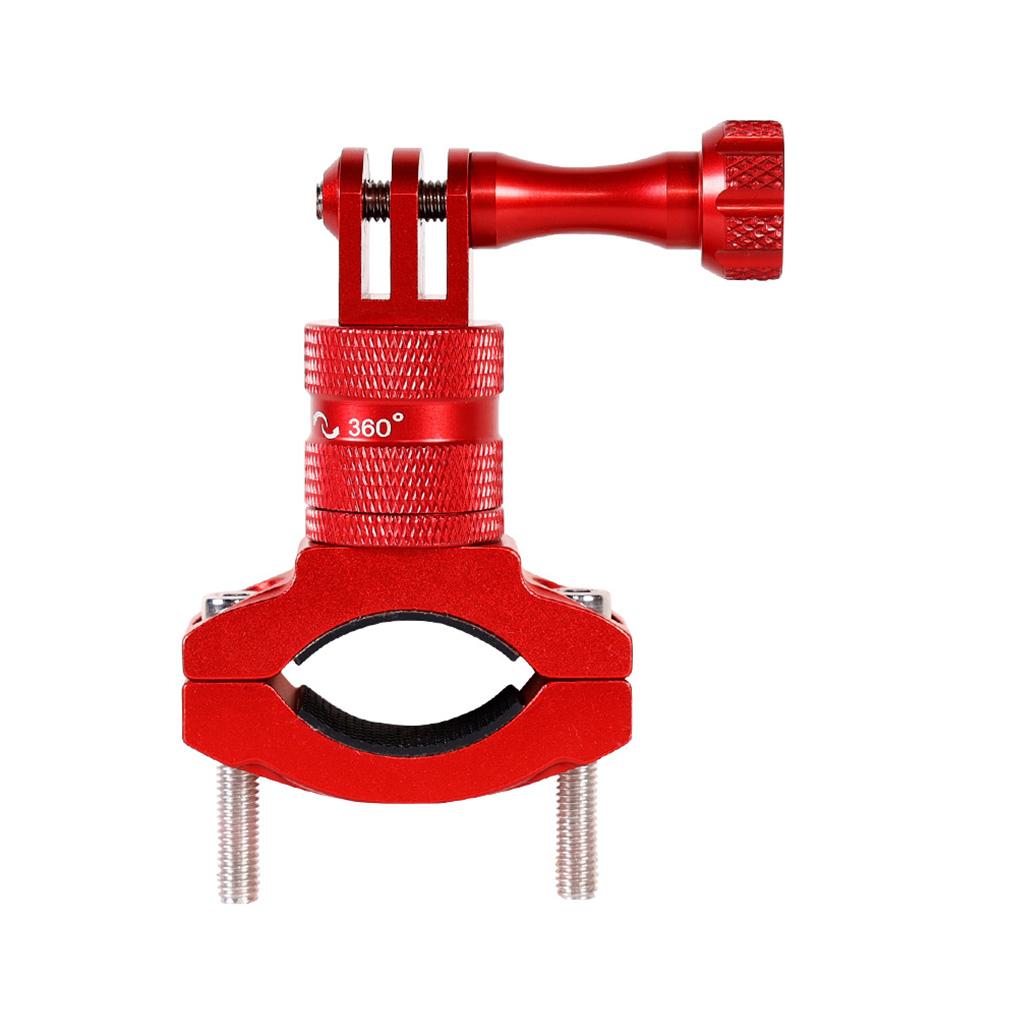360 Поворотный Держатель для Телефона на Велосипед Велосипед Универсальный Велосипед Мотоцикл Руль Стенд Крепление Зажим Металлический для MTB Экшн-Камеры красный