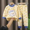 Children's Underwear Sets - Long-sleeved And Long-pants Sets For Boys, Girls' Pure Cotton Pajama Sets In 2-piece Sets