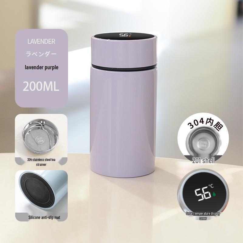 Starry Sky Mini Thermos Cup, Portable Engraved Water Cup for Men, Women, and Children, Cute, Fresh, and Creative Internet Celebrity Style.