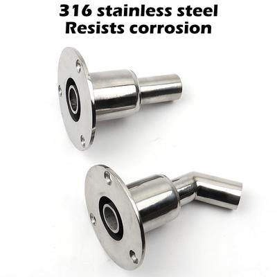 Thru Hull Exhaust Skin Stainless Steel Marine Exhaust Port Fittings for RV Boat Diesel Parking