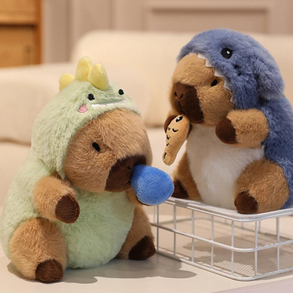 Fluffy Capybara Plush Toy Cockroach Capybara Stuffed Doll  Friends Holiday Present