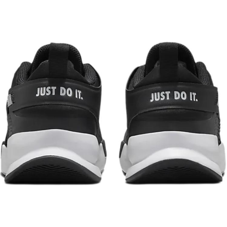 Nike Crosscourt Low top Basketball Shoes Black White Kids' FN2231-002