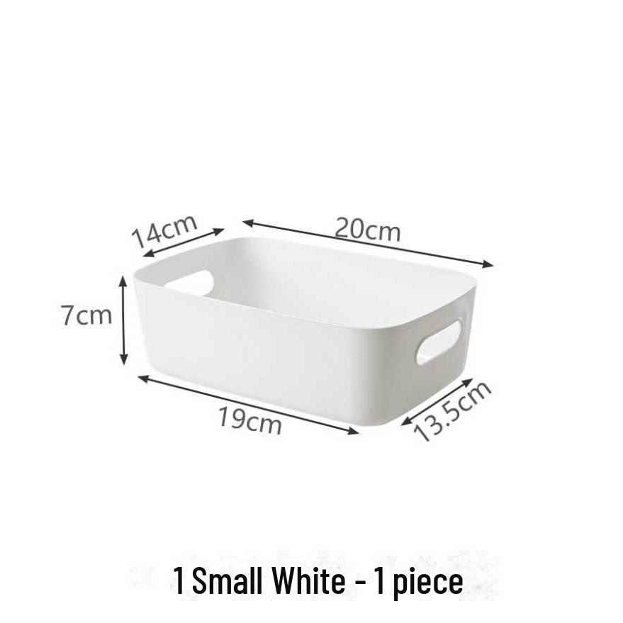 Универсальный пластиковый ящик для хранения вещей для ванной комнаты кухни и рабочего стола Small Square 20147cm 728₽