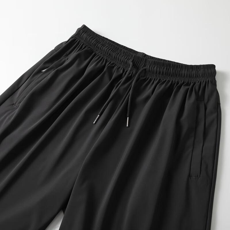 Men's Plus Size Ice Silk Casual Shorts