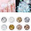 Cellophane Manicure Stickers Colored Cellophane Fragments Irregular Magic Color Aurora Paper Manicure Decoration