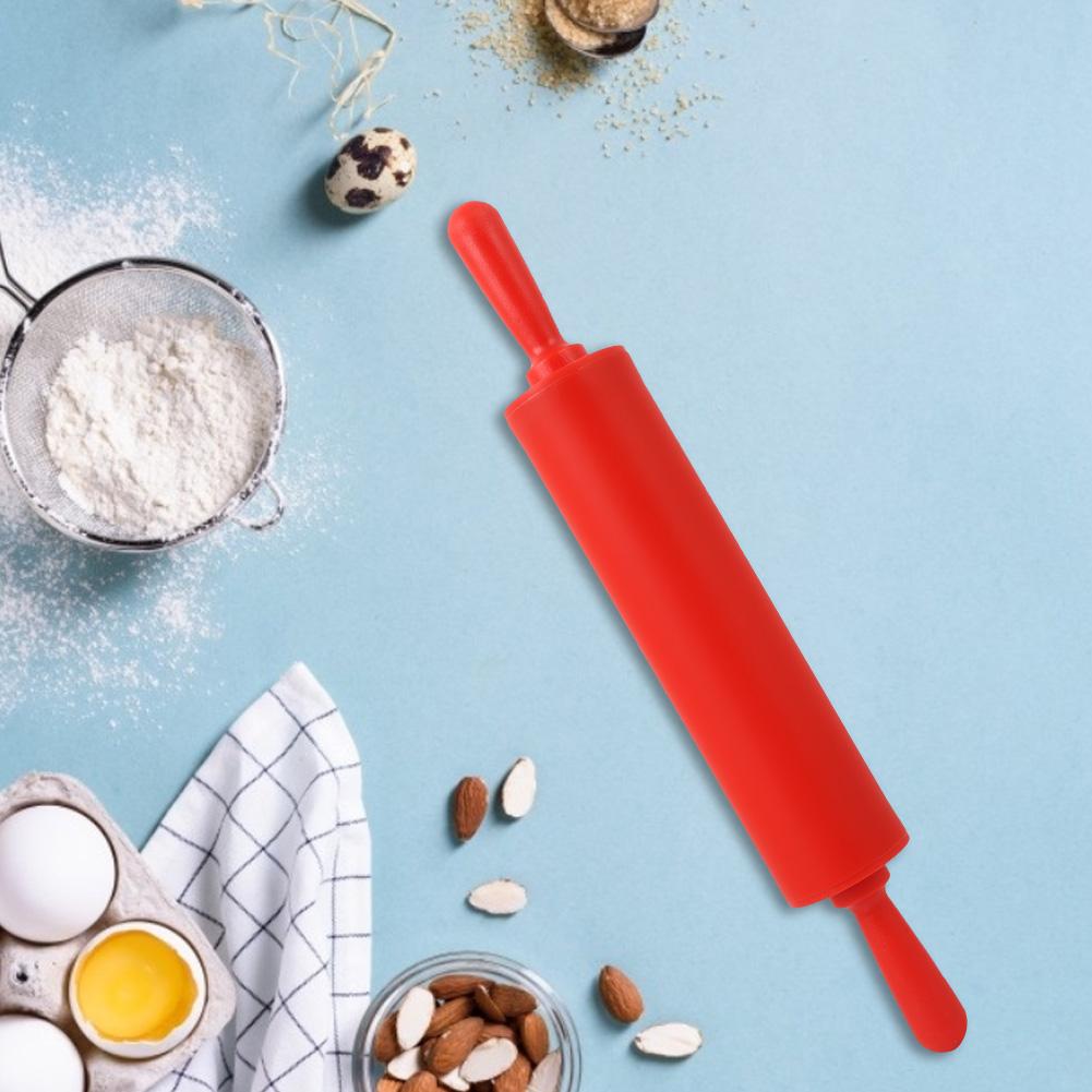 Colorful Silicone Rolling Pin Restaurant Homemade Bread Cookie Dough Rolling Tool