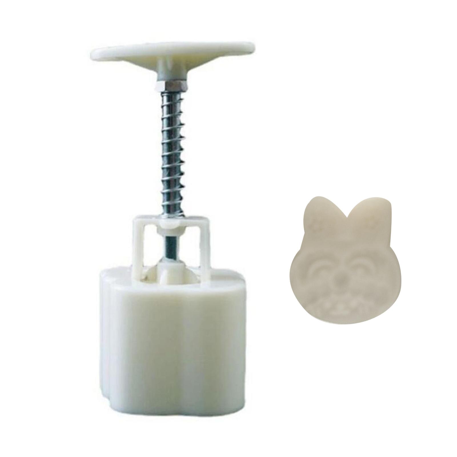 

50 г пластиковый штамп для лунного пряника в форме кролика DIY форма для лунного пряника фестиваль ручной пресс формочки для лунного пряника гаджет для украшения кондитерских изделий