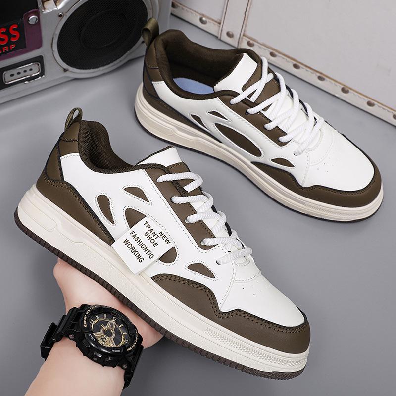 Trend 202546 Large Size Thick Student Little White Shoes Foreign Trade Casual Shoes Sole Board Sports Shoes Shoes Men's Shoes 47