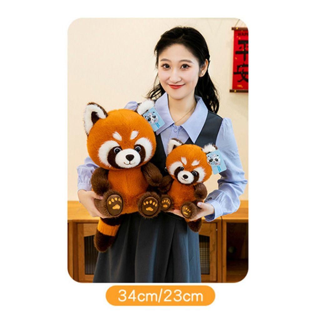Simulation Koala Plush Toy Lesser Panda Sloth Plush Doll Animal Raccoon Plush Toy  Birthday Gift