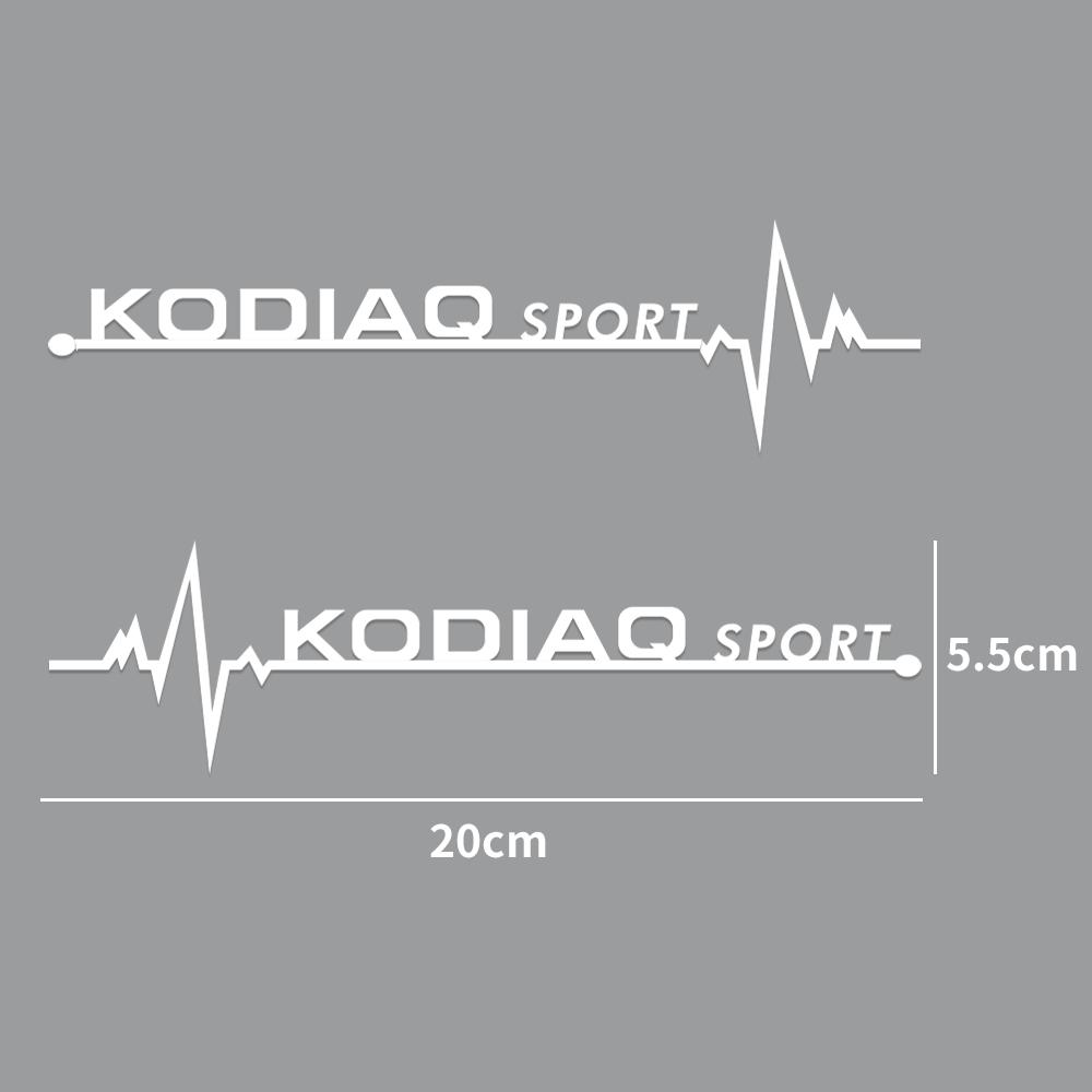 2pcs Car Body Window Vinyl Sticker Decor Accessories Auto Styling For Skoda Octavia Superb Scala Rapid Kamiq Fabia Kodiaq S VII kybf34