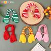 1/12 Dollhouse Handmade Mini Knitting Scarf Gloves Designed For Dolls Xmas Clothes Gown UP DIY Dollhouse Xmas Scene Decor