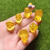100pcs Luminous Mini Ducks Resin Miniature 3D Duck Figurines Moss Micro Landscape Resin Doll House Landscape Decor Glow at Dark