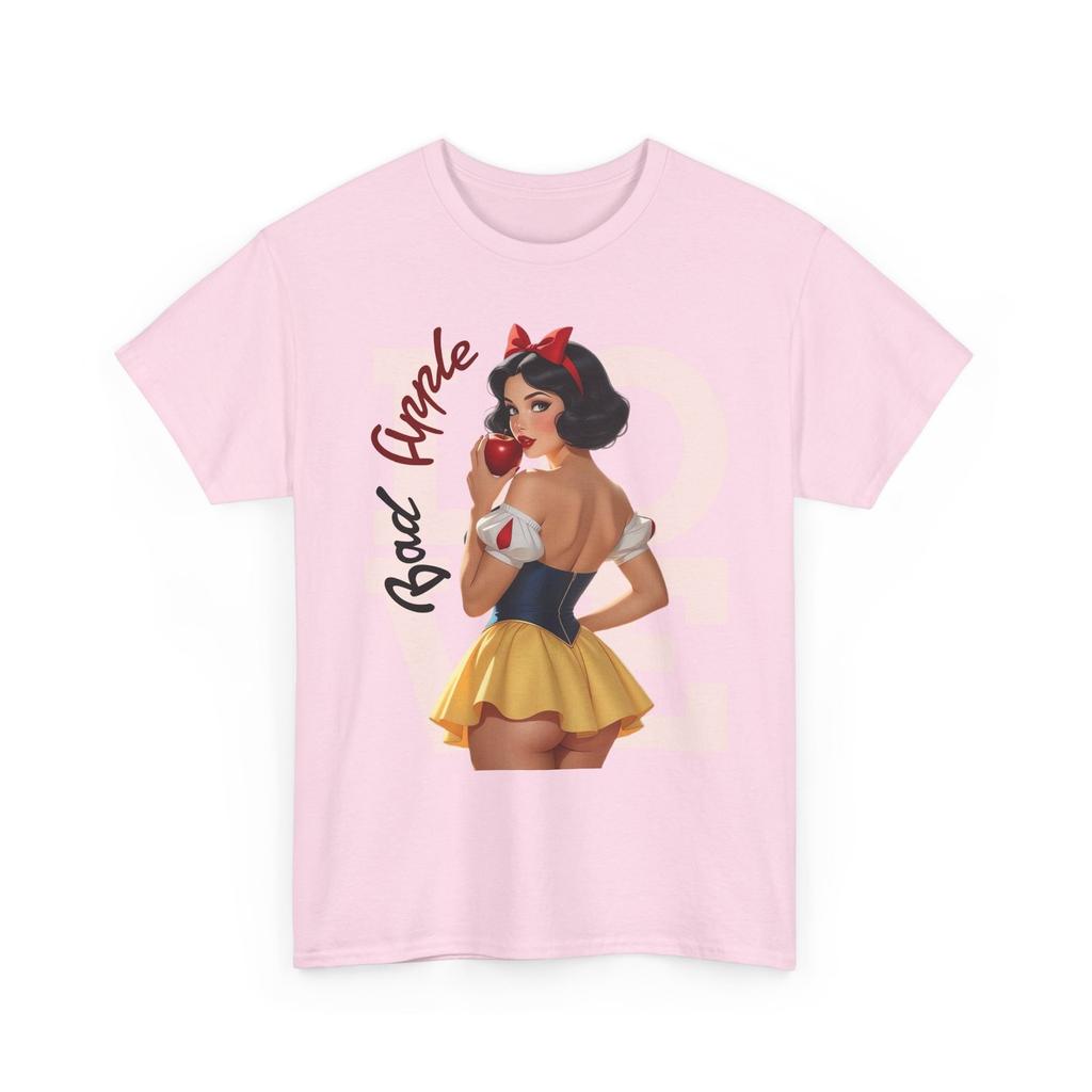 Sexy and Naughty Snow White as a Bad Apple Anime Graphic T-Shirt