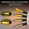 Moto Led Flowing Water Blinker Bendable Flashing Signals Lamp Universal Motorcycle Turn Signal Light Built Relay 12V Flasher