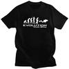 Custom Evolution Of Scuba Diving T Shirt for Men Pure Cotton Tshirt Casual Tee Funny Underwater Dive Diver Gift T-shirt Slim Fit