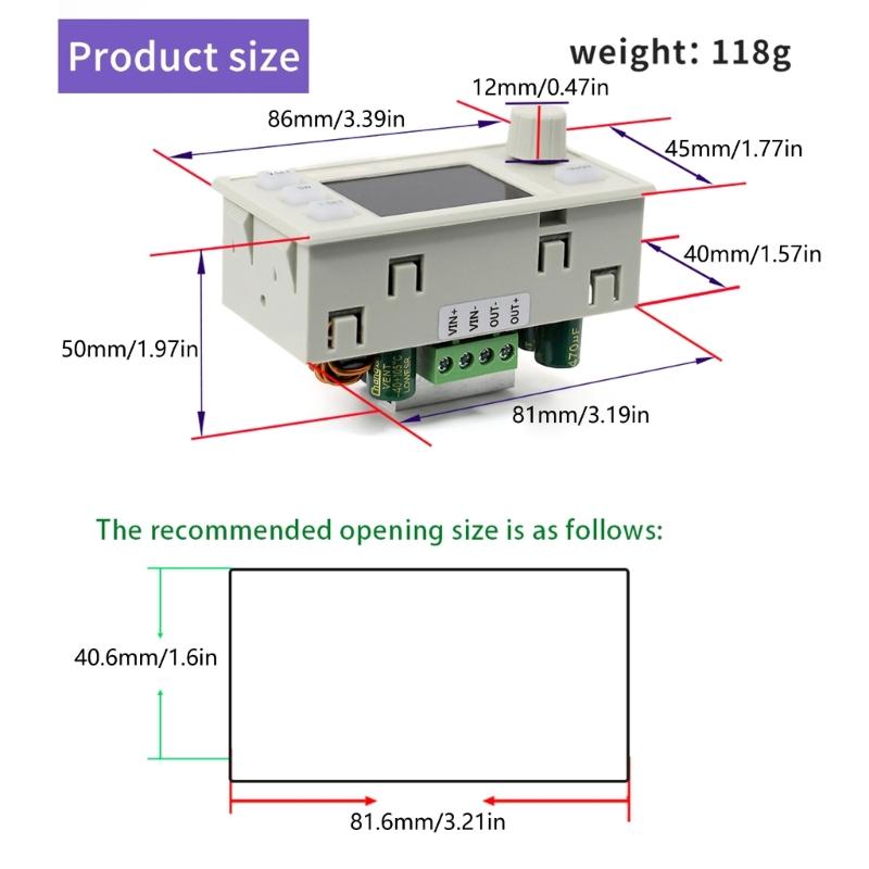 High Efficiency Solar Charging Unit Power Supply Module Adjustable Output Voltage Regulator For Laboratory Applications
