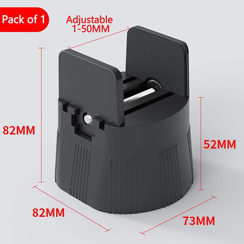 Fixed/Adjustable Height Chair Feet Legs Heavy Duty Non-Slip Legs For Sofa Table Bed Cabinet Washing Machine Furniture Riser Mat