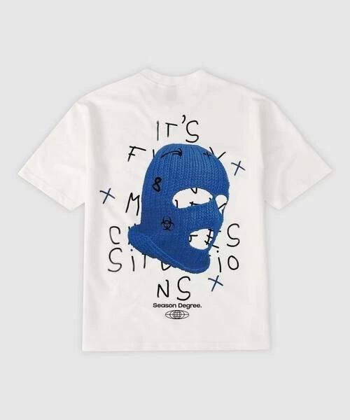 G West Oversized True Blue Ski Mask Tee Mens Style : Gwppt9034 - 1 Colors S