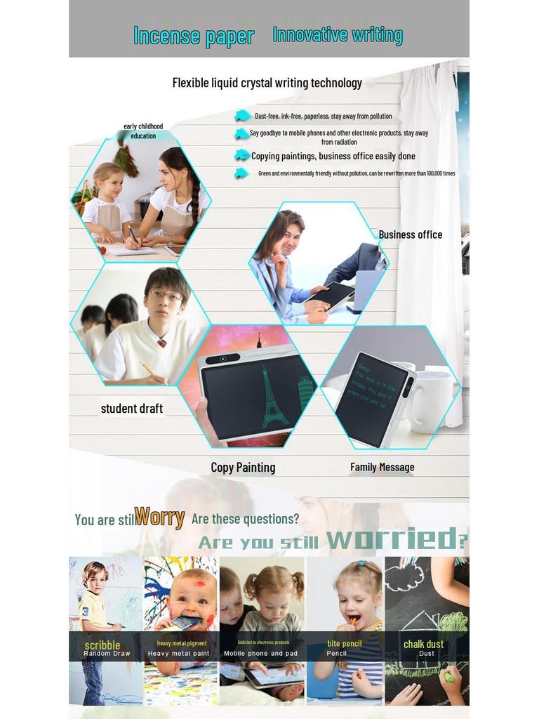 10.1" Business LCD Writing Tablet - Electronic Drawing & Smart Blackboard