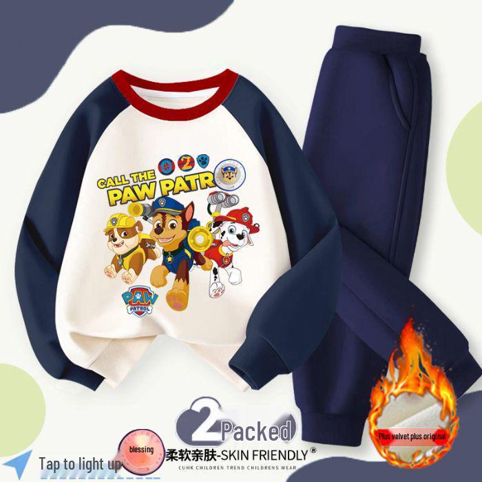 PAW Patrol Leucht-Kapuzenpullover & Raglanärmel Set für Kleinkinder, Herbst/Winter Kollektion 2025