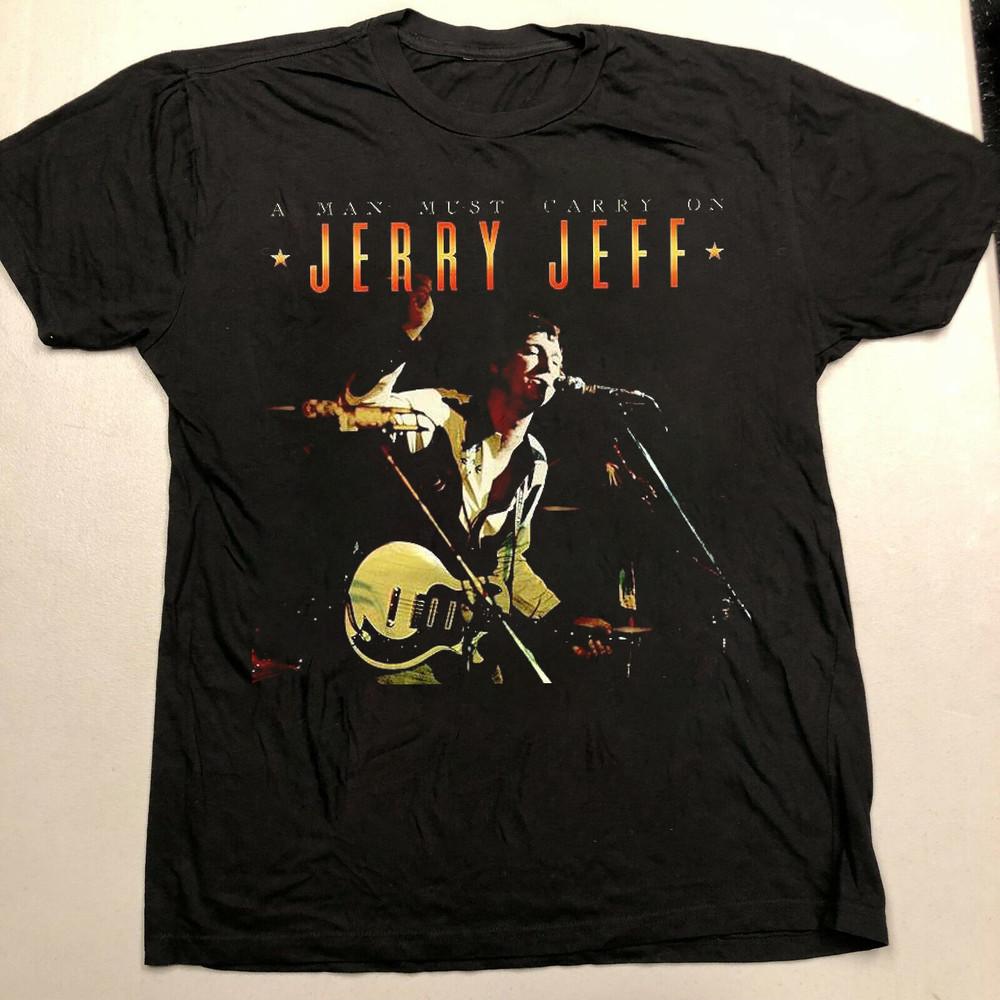 

Jerry Jeff Walker album Man Must Carry on TShirt Cotton For Men Women Unisex T-Shirt XXXXL