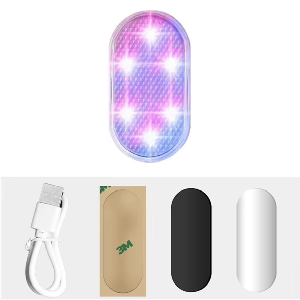 

Hot Car Touch Lights Magnetic Wireless Auto Door Light Magnet Interior Roof Ceiling Camper Caravans Lighting USB Reading Lamp розовый