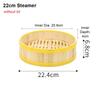 1Pcs With Lid Steamer Basket Handmade Kitchen Cookware Durable Bamboo Steamer  Chinese Food Making