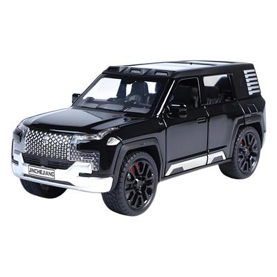 1/32 BYD Look Upat U8 SUV Alloy Car Model Diecast Metal Toy Off-Road Vehicle Car Model Simulation Sound and Light Childrens Gift