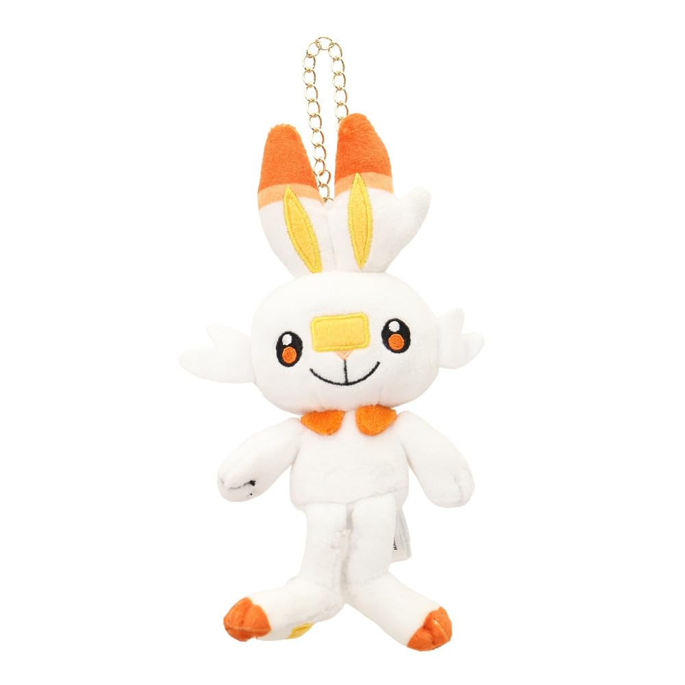 Sanei Boeki Pokemon ALL STAR COLLECTION Scorbunny W11 x x Plush Pokemon PM34 Mascot, D4.5 H17cm, Mascot,
