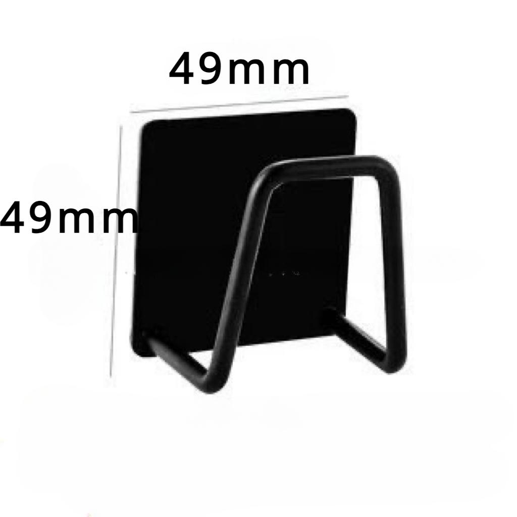 Stainless Steel Sponge Rack Kitchen Hole-free Sink Steel Wire Ball Rag Sponge Draining Rack Wall-mounted Storage Shelf