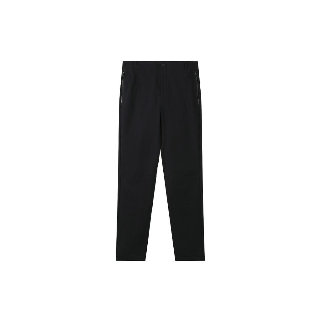 Reebok X Spyder Minimalist Fashion Brand Logo Print Sports Woven Casual Pants Women pants Black 24FRL602WGH0